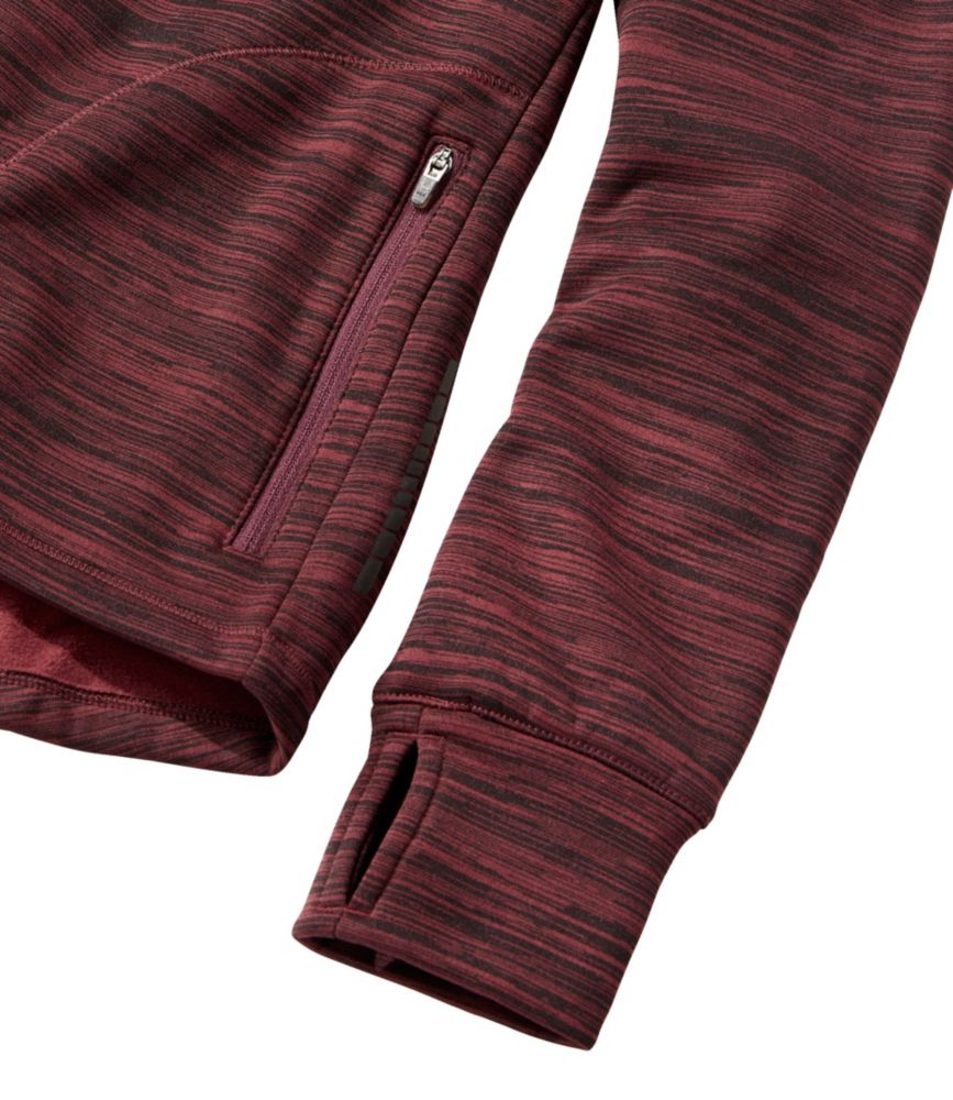 Women's PrimaLoft ThermaStretch Fleece, Full-Zip Hoodie - leoleo123123