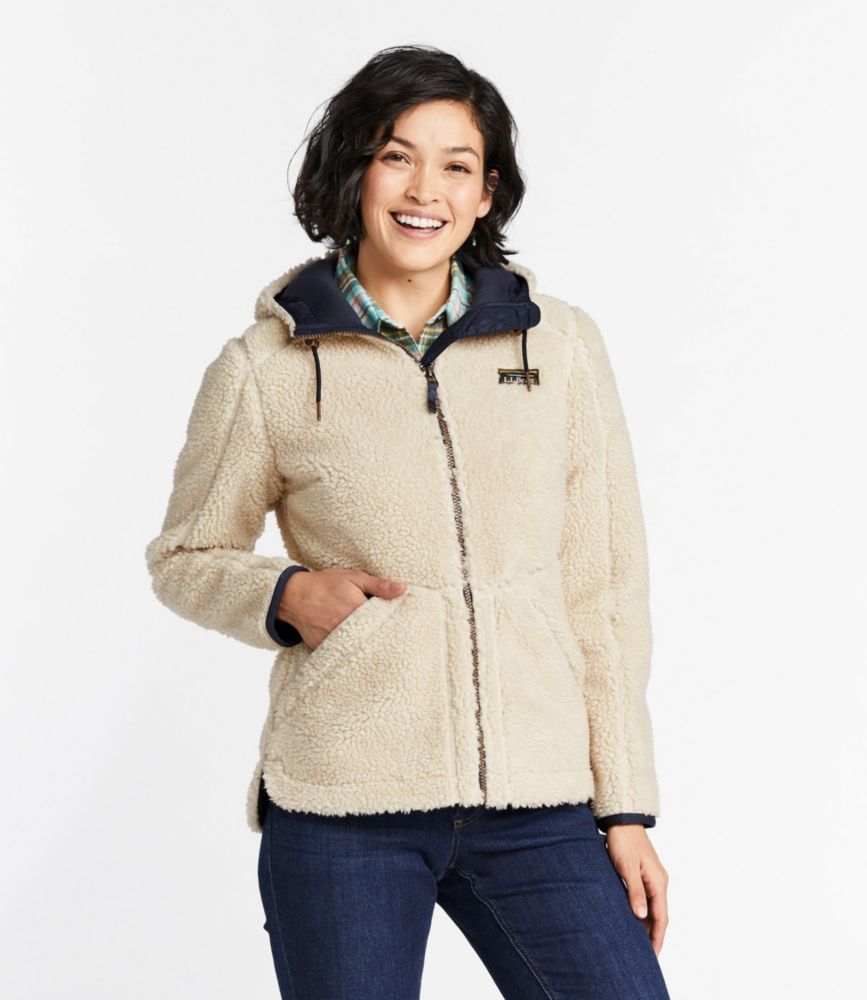 Women's Mountain Pile Fleece Hoodie - leoleo123123