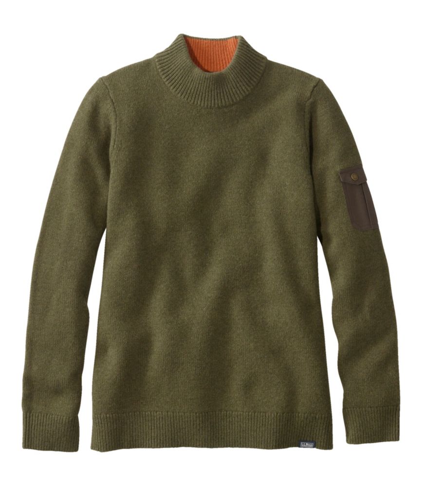 Women's Maine Guide Mock Crew Sweater - leoleo123123