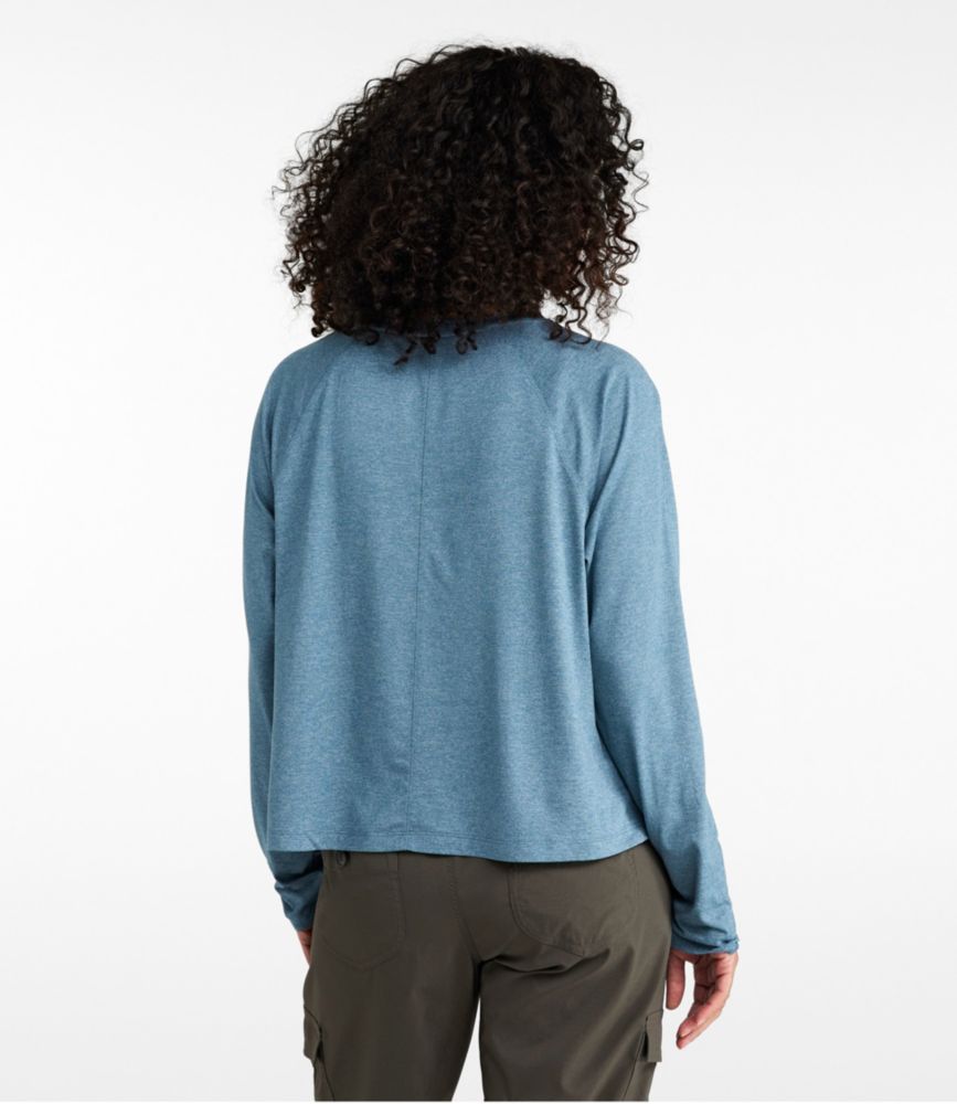 Women's Movement Essential Tee, Long-Sleeve Cropped - leoleo123123