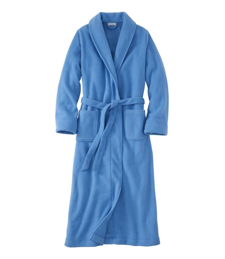 Women's Winter Fleece Robe, Wrap-Front - leoleo123123