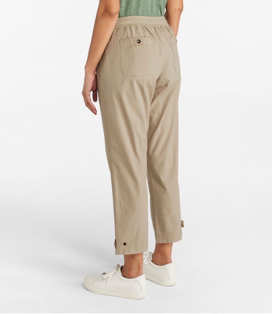 Women's Stretch Ripstop Pull-On Capri Pants, Slim-Leg - leoleo123123