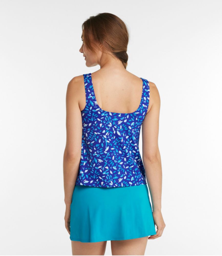 Women's BeanSport Swimwear, Scoopneck Tankini Top, Print - leoleo123123