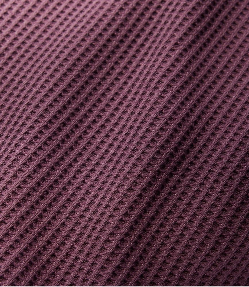 Women's Birchwood Brushed Waffle Top, Crewneck - leoleo123123