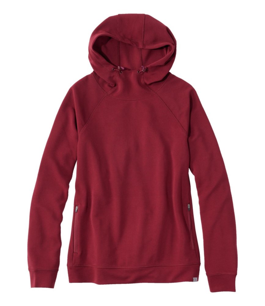 Women's VentureStretch Ottoman-Rib Hoodie - leoleo123123
