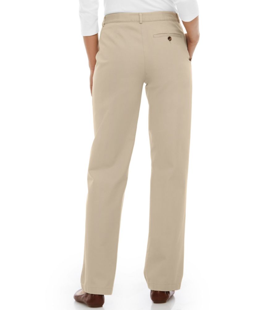 Women's Wrinkle-Free Bayside Pants, High-Rise Hidden Comfort Waist Straight-Leg - leoleo123123