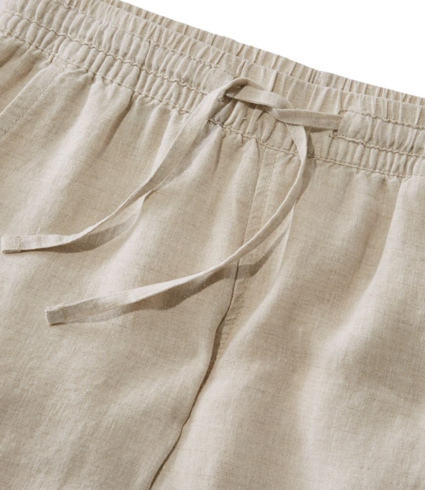 Women's Premium Washable Linen Pull-On Pants - leoleo123123