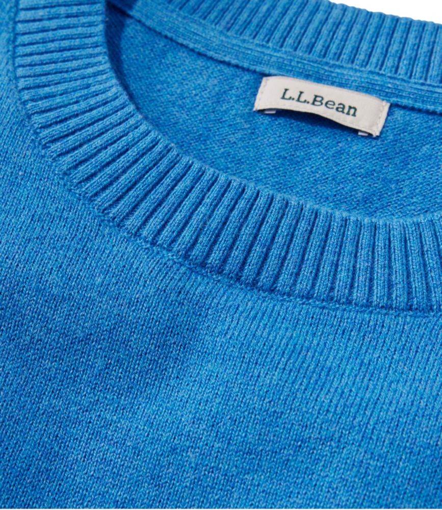 Women's Cotton/Cashmere Sweater, Crewneck - leoleo123123
