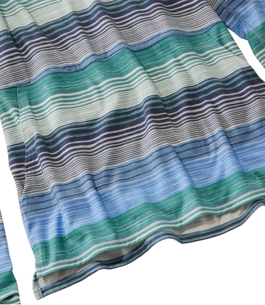 Women's Everyday SunSmart® Hooded Pullover, Long-Sleeve Stripe - leoleo123123