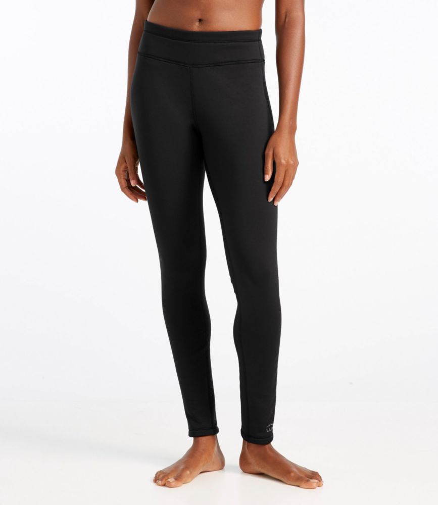 Women's PrimaLoft ThermaStretch Fleece Tights, Mid-Rise - leoleo123123