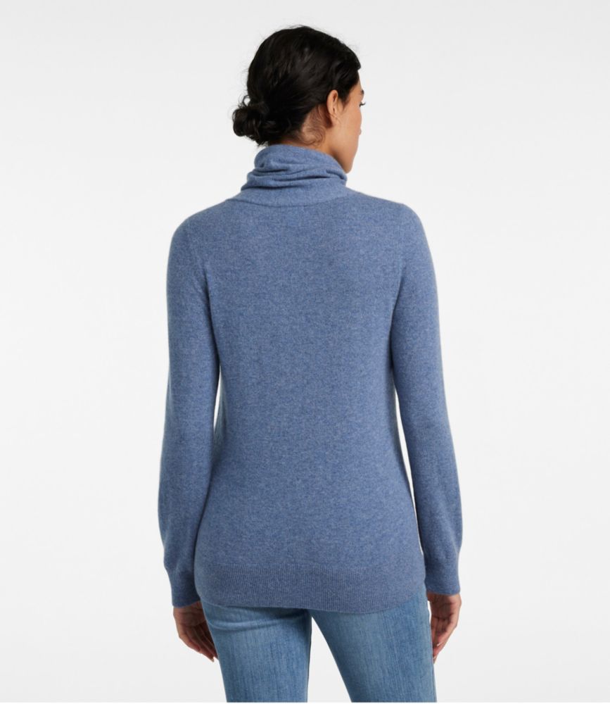 Women's Classic Cashmere Sweater, Funnelneck - leoleo123123