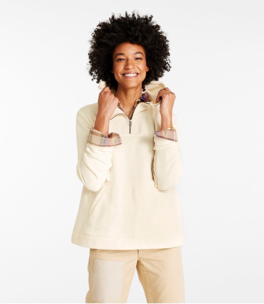 Women's Signature Quarter-Zip Hooded Sweatshirt - leoleo123123