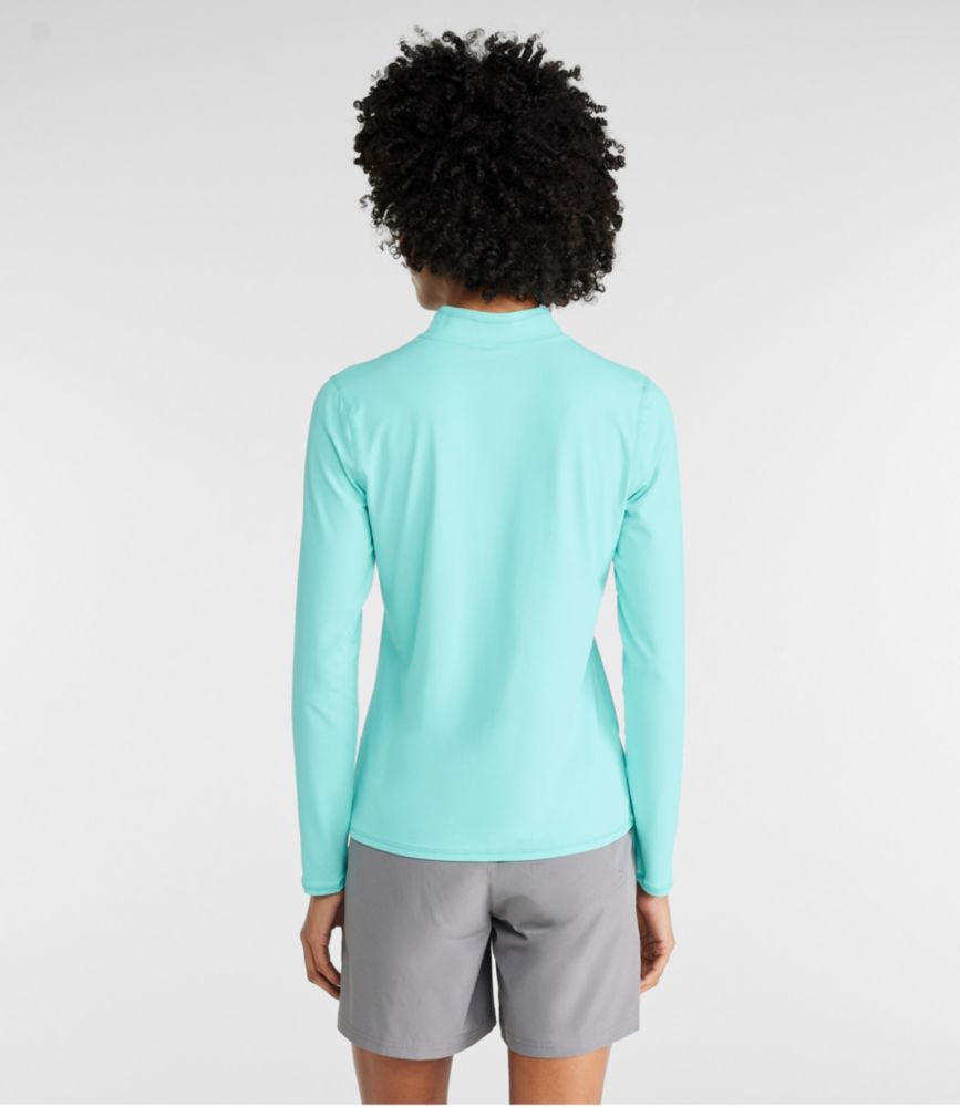 Women's SunSmart® UPF 50+ Sun Shirt, Quarter-Zip - leoleo123123