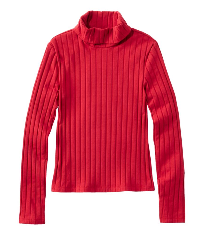 Women's Signature Ribbed Turtleneck - leoleo123123