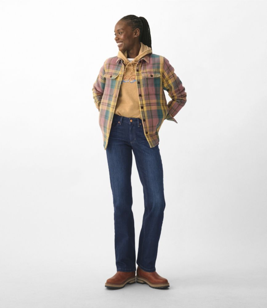 Women's BeanFlex® Jeans, Mid-Rise Bootcut - leoleo123123