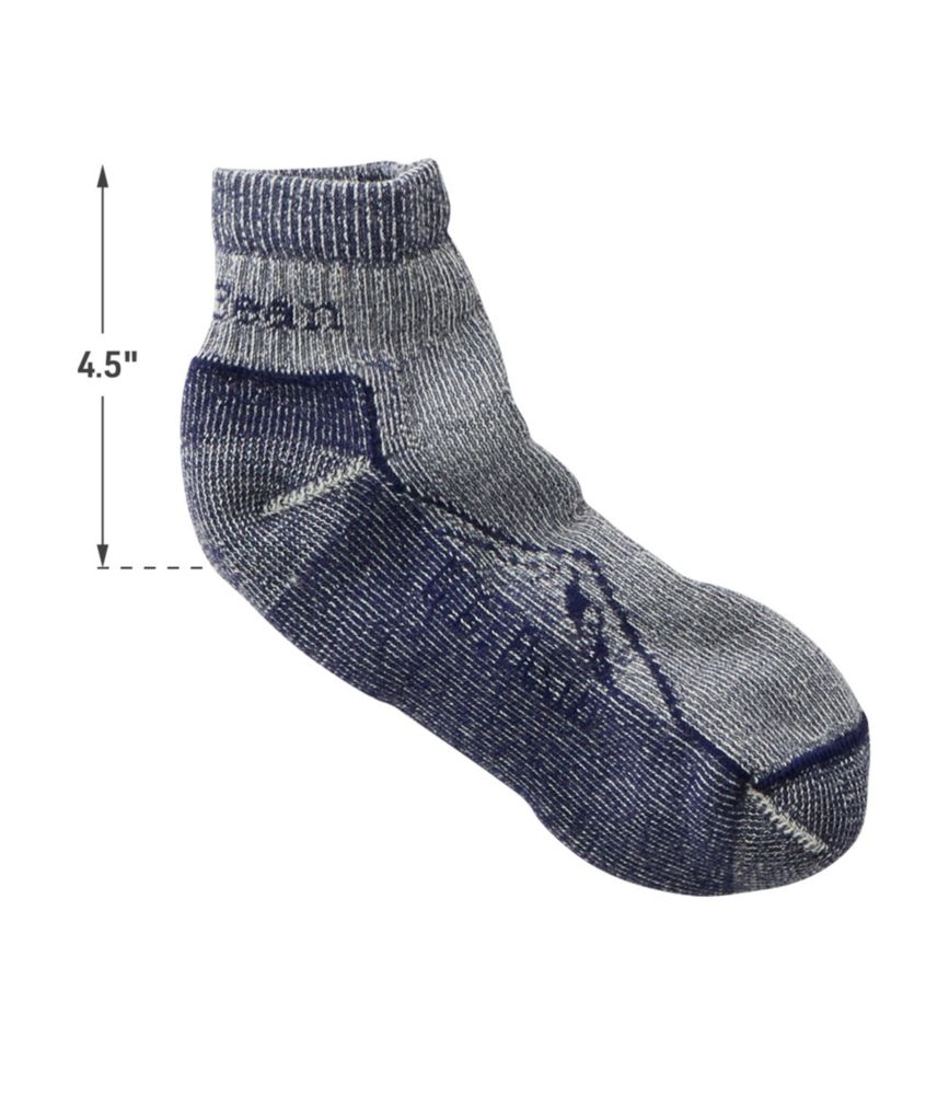 Adults' Cresta Wool Midweight Hiking Socks, Quarter-Crew - leoleo123123
