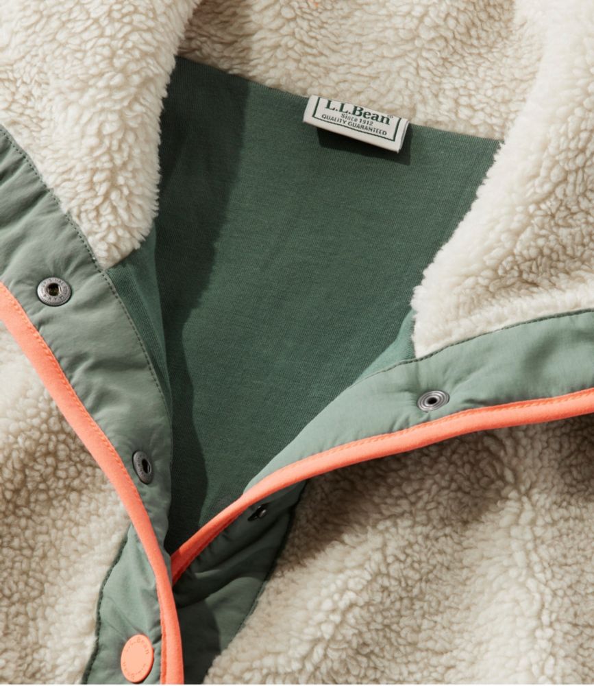 Women's Bean's Sherpa Fleece Pullover - leoleo123123