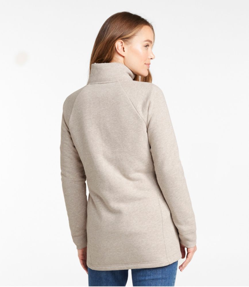 Women's L.L.Bean 1912 Sweatshirt, Sherpa-Lined Full-Zip Tunic - leoleo123123