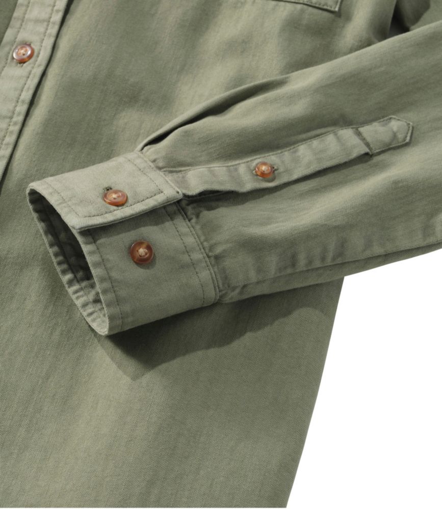 Women's L.L. Bean Heritage Washed Denim Shirt Dress, Garment-Dye - leoleo123123