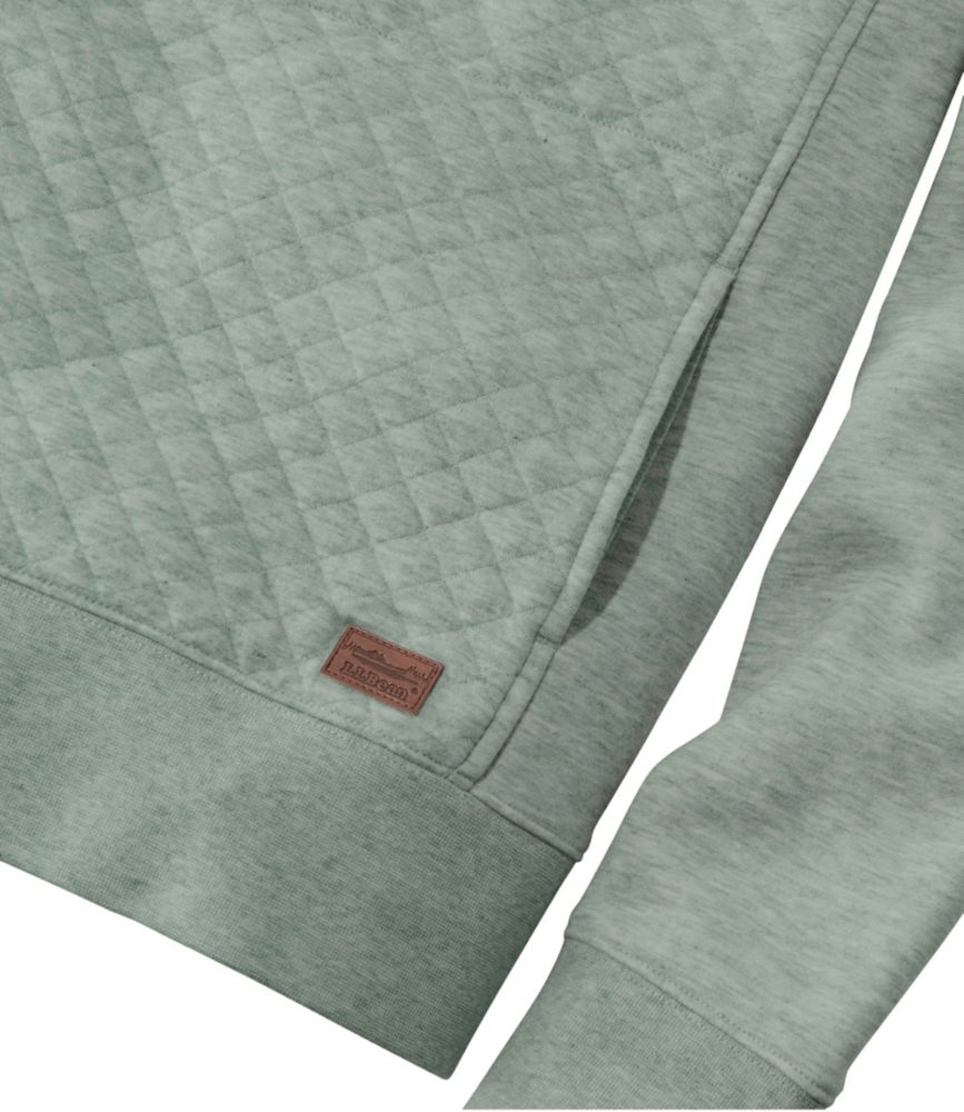 Women's Quilted Quarter-Zip Pullover - leoleo123123