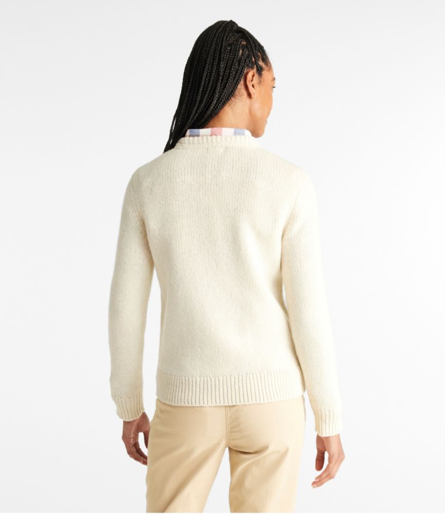 Women's Bean's Classic Ragg Wool Sweater, Crewneck - leoleo123123