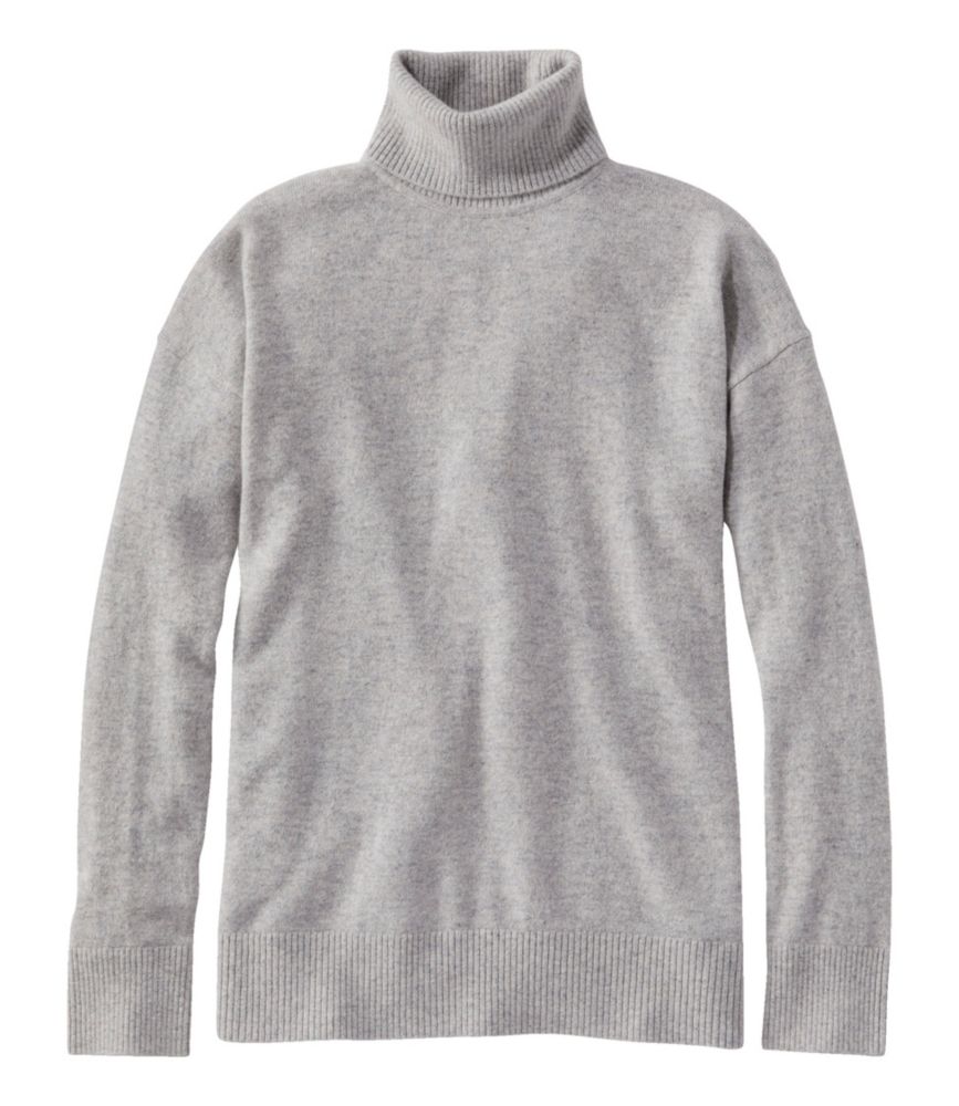 Women's Classic Cashmere Sweater, Turtleneck - leoleo123123