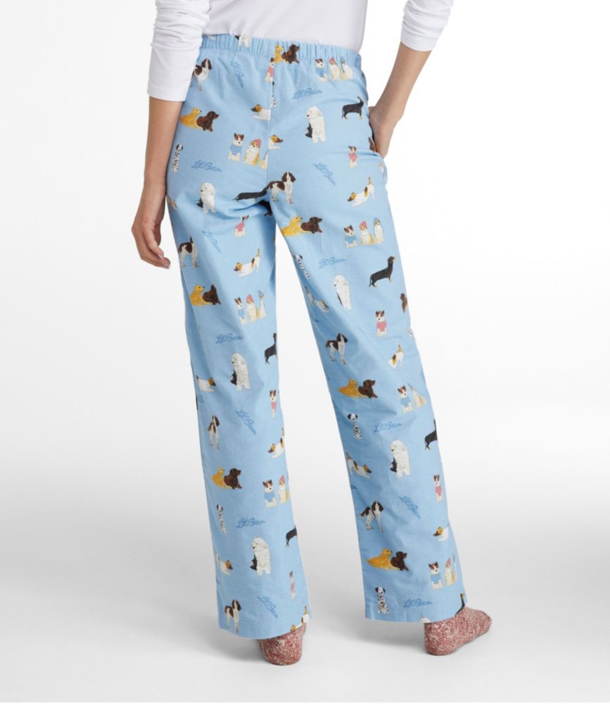 Women's L.L.Bean Flannel Sleep Pants, Print - leoleo123123