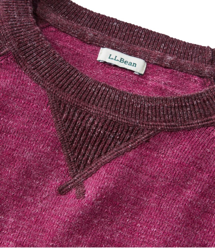 Women's Organic Cotton Slub Sweater, Crewneck Colorblock - leoleo123123