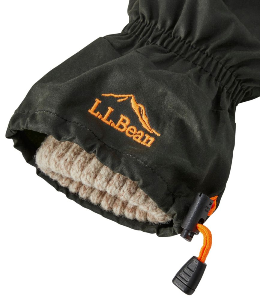 Adults' Waxed Cotton Chopper Mittens - leoleo123123