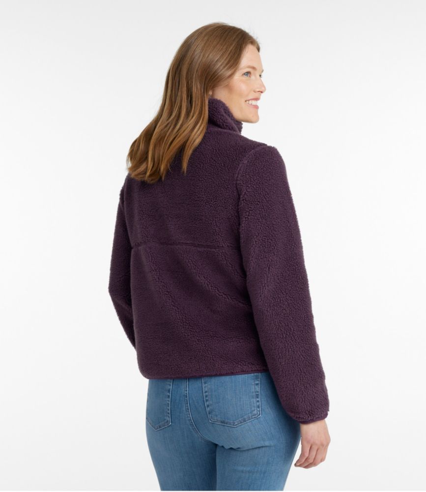 Women's Bean's Sherpa Fleece Pullover - leoleo123123