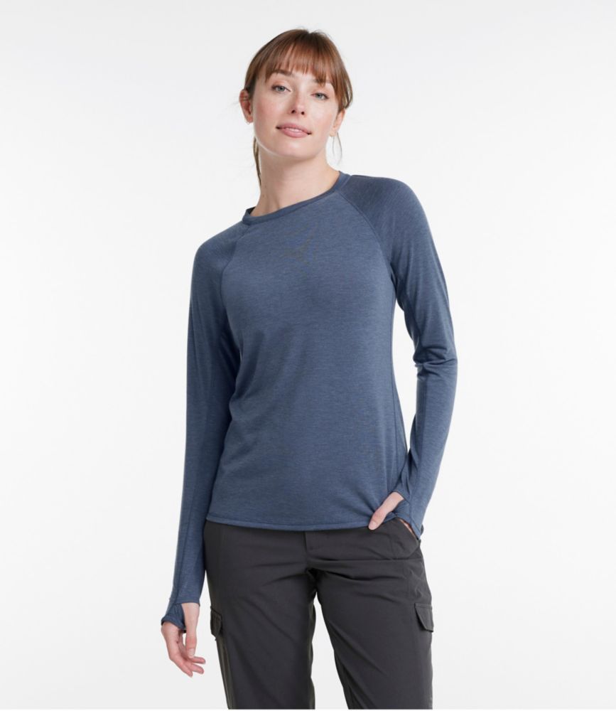 Women's Everyday SunSmart® Tee, Crewneck Long-Sleeve - leoleo123123