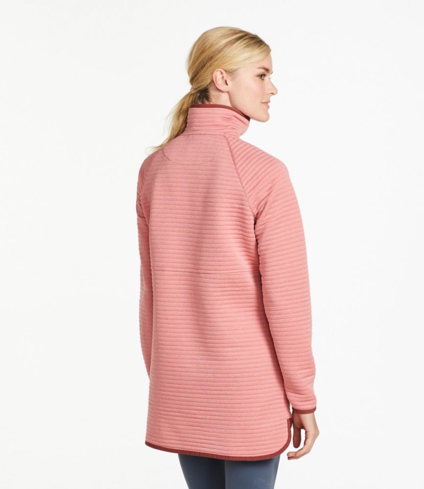 Women's Airlight Knit Asymmetrical Quarter-Zip Tunic - leoleo123123