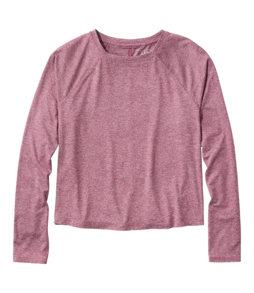 Women's Movement Essential Tee, Long-Sleeve Cropped - leoleo123123