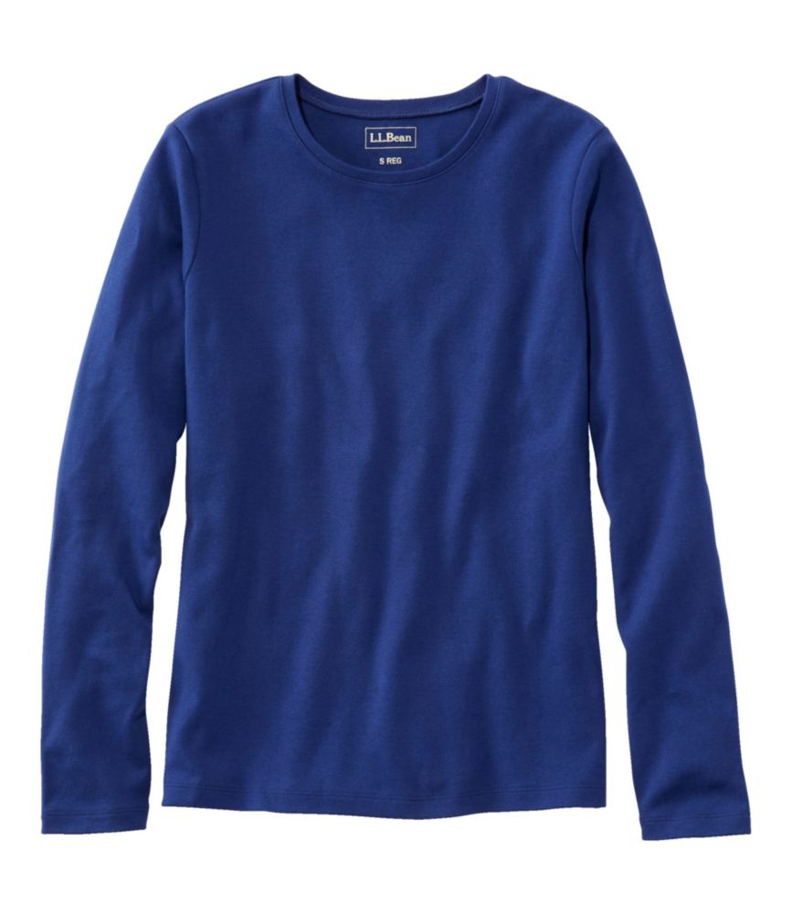 Women's L.L.Bean Tee, Long-Sleeve Crewneck - leoleo123123