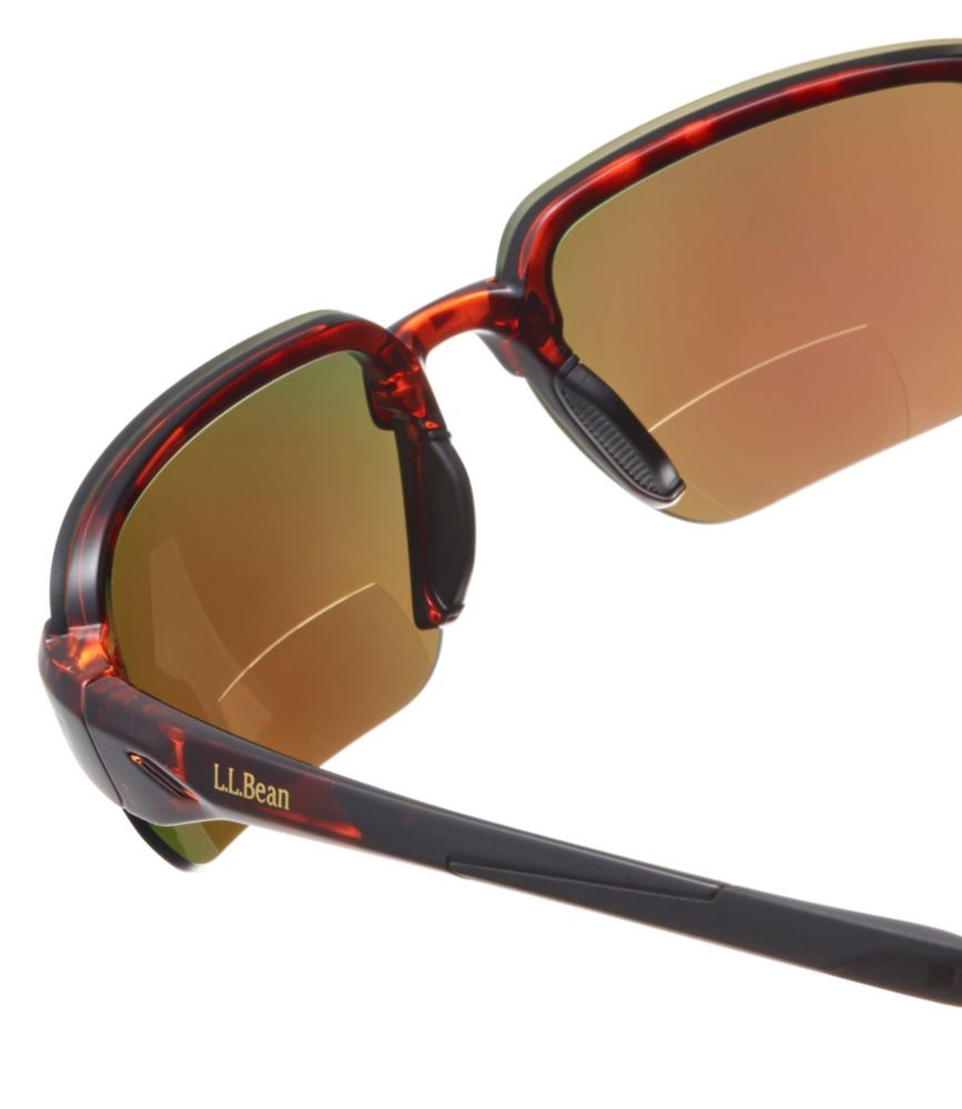 Adults' L.L.Bean Polarized Performance BiFocal Rimless Mirror Sunglasses - leoleo123123