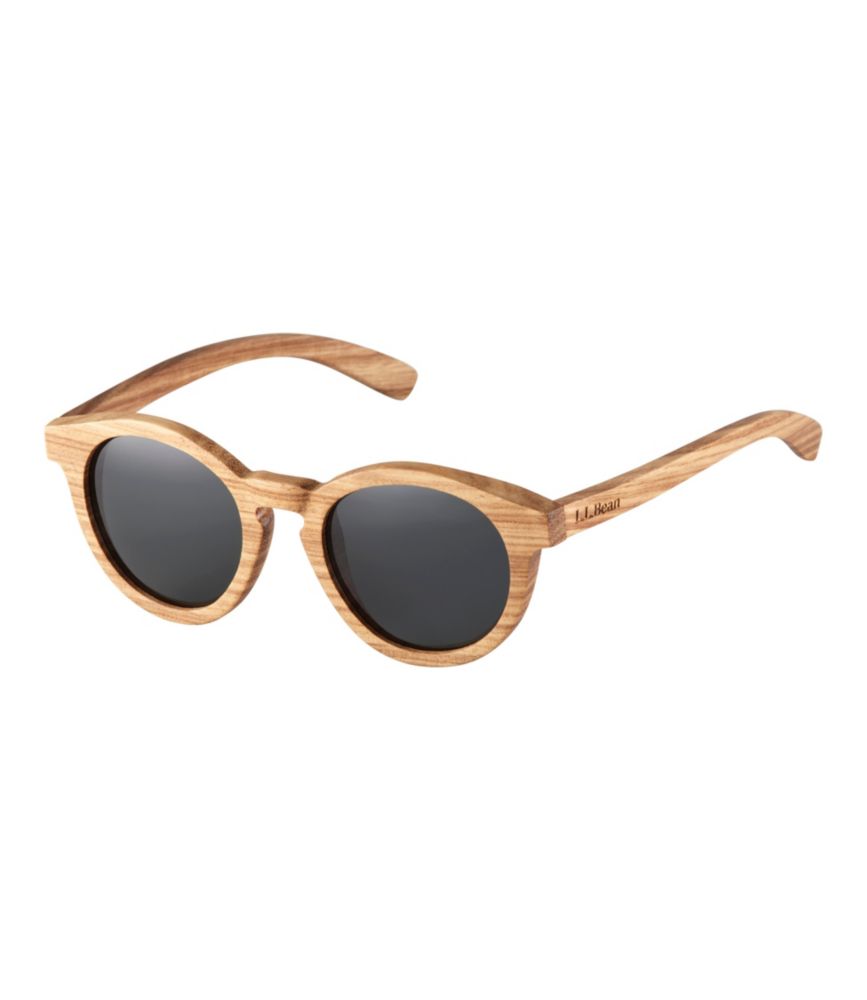 L.L.Bean DownEast Polarized Wooden Sunglasses - leoleo123123
