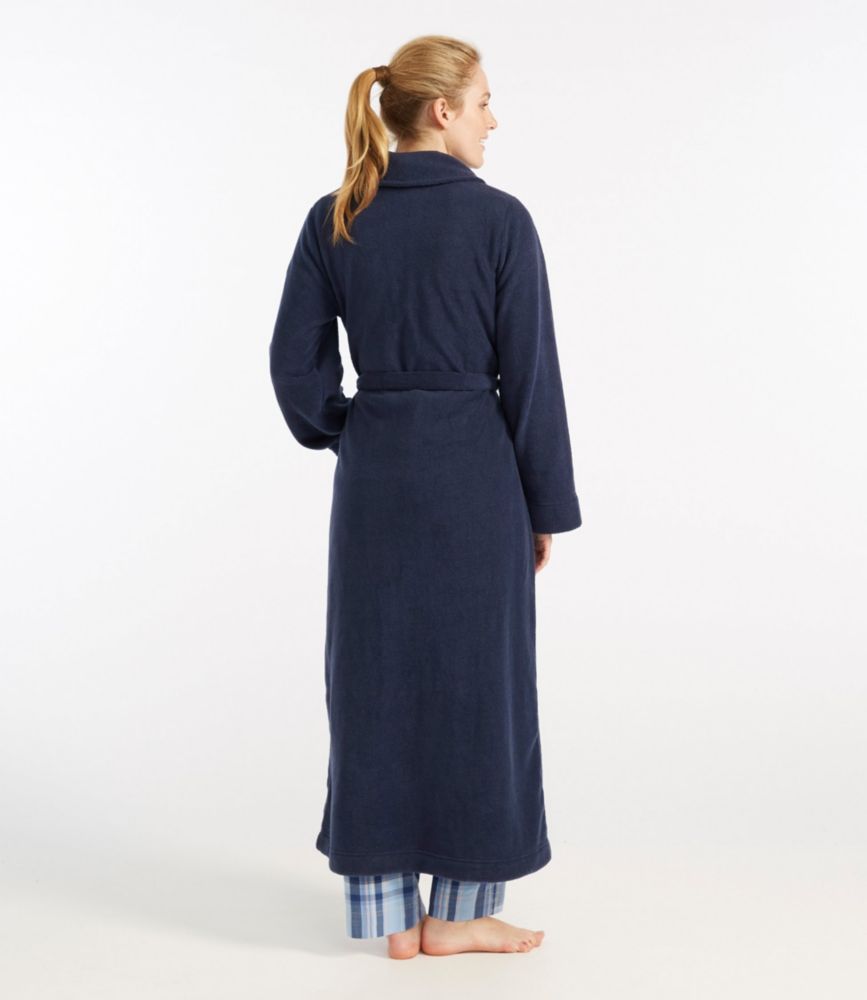 Women's Winter Fleece Robe, Wrap-Front - leoleo123123