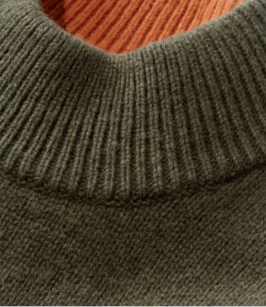 Women's Maine Guide Mock Crew Sweater - leoleo123123
