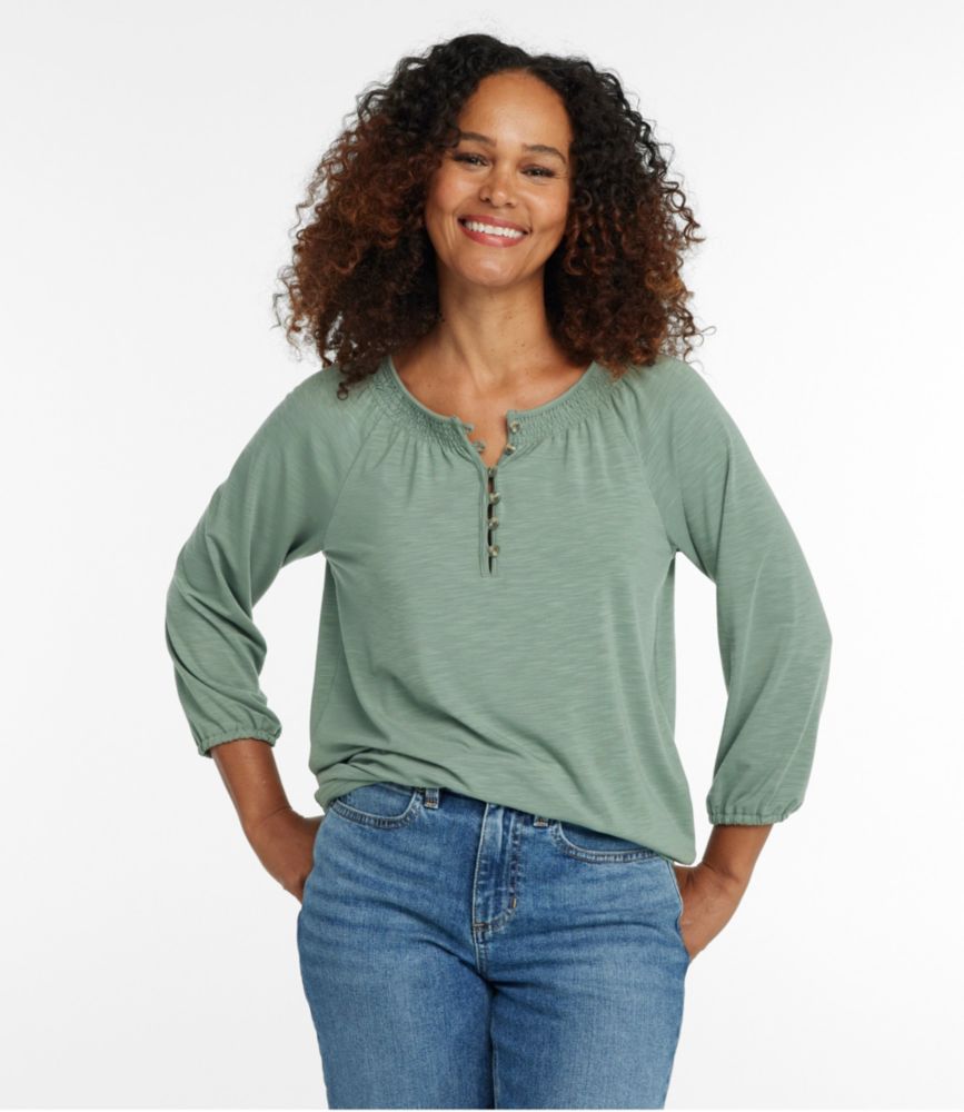 Women's Camden Hills Tee, Three-Quarter-Sleeve - leoleo123123