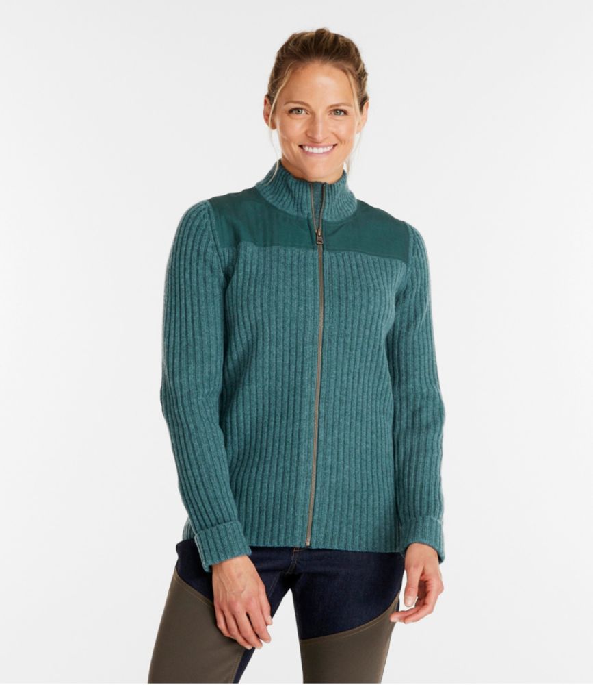 Women's Commando Sweater, Full-Zip - leoleo123123