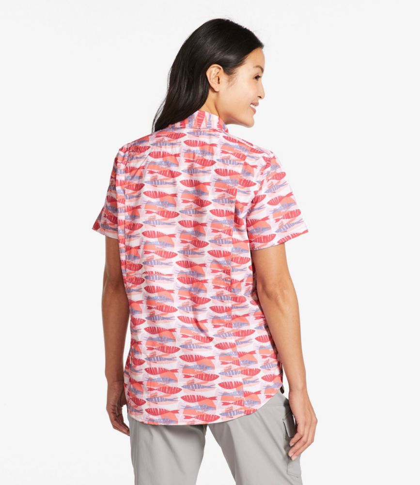 Women's Tropicwear Shirt, Short-Sleeve Print - leoleo123123