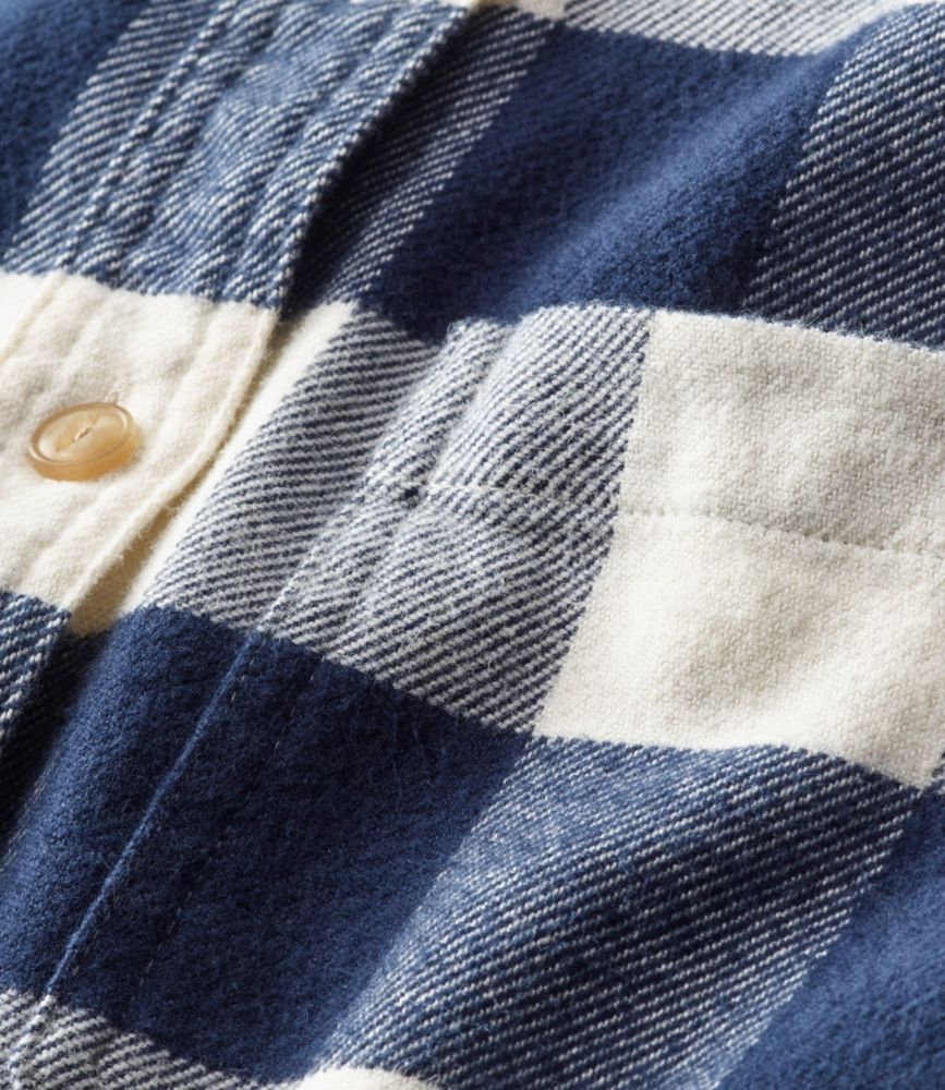 Women's L.L.Bean Organic Flannel Shirt, Plaid - leoleo123123