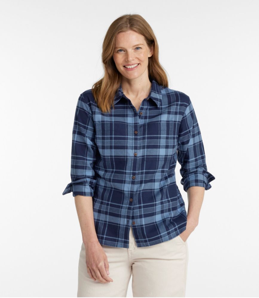 Women's Whisperweight Flannel Shirt, Button-Down - leoleo123123