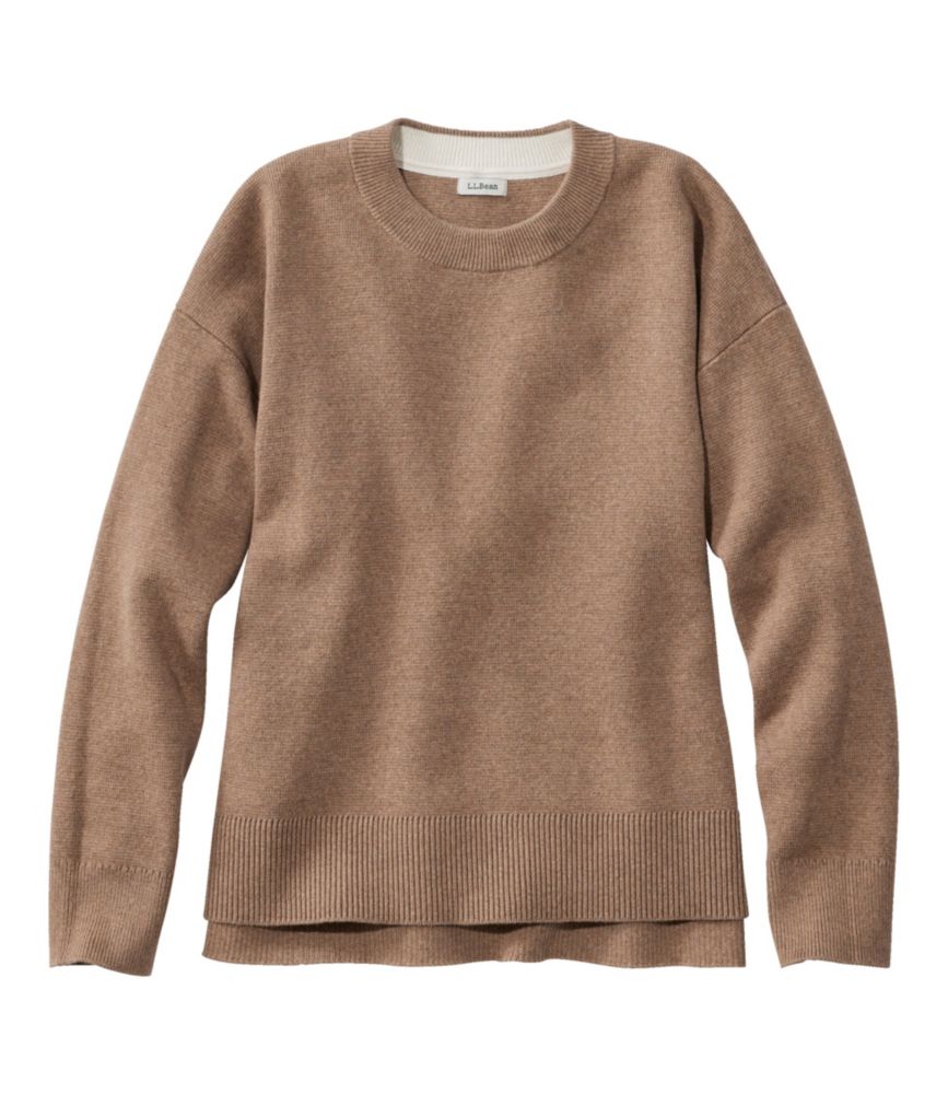 Women's Wicked Soft Cotton/Cashmere Crewneck Sweater - leoleo123123