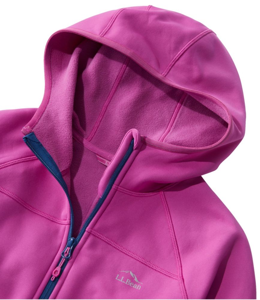 Women's PrimaLoft ThermaStretch Fleece Jacket, Hooded Full-Zip - leoleo123123