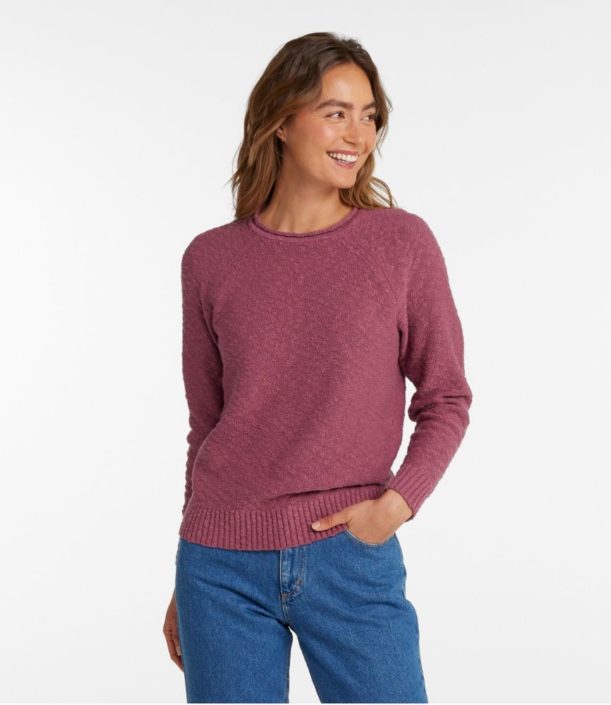 Women's Midweight Cotton Slub Rollneck Pullover - leoleo123123