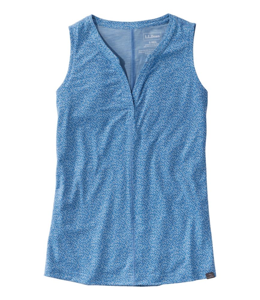 Women's Streamside Tank, Splitneck Print - leoleo123123