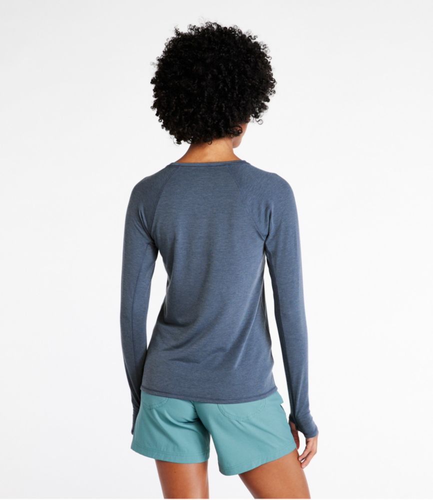 Women's Everyday SunSmart® Tee, Crewneck Long-Sleeve Graphic - leoleo123123