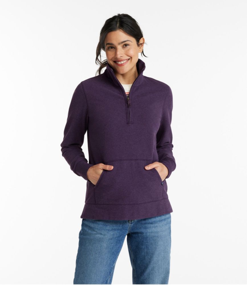 Women's Ultrasoft Sweats, Quarter-Zip Pullover - leoleo123123