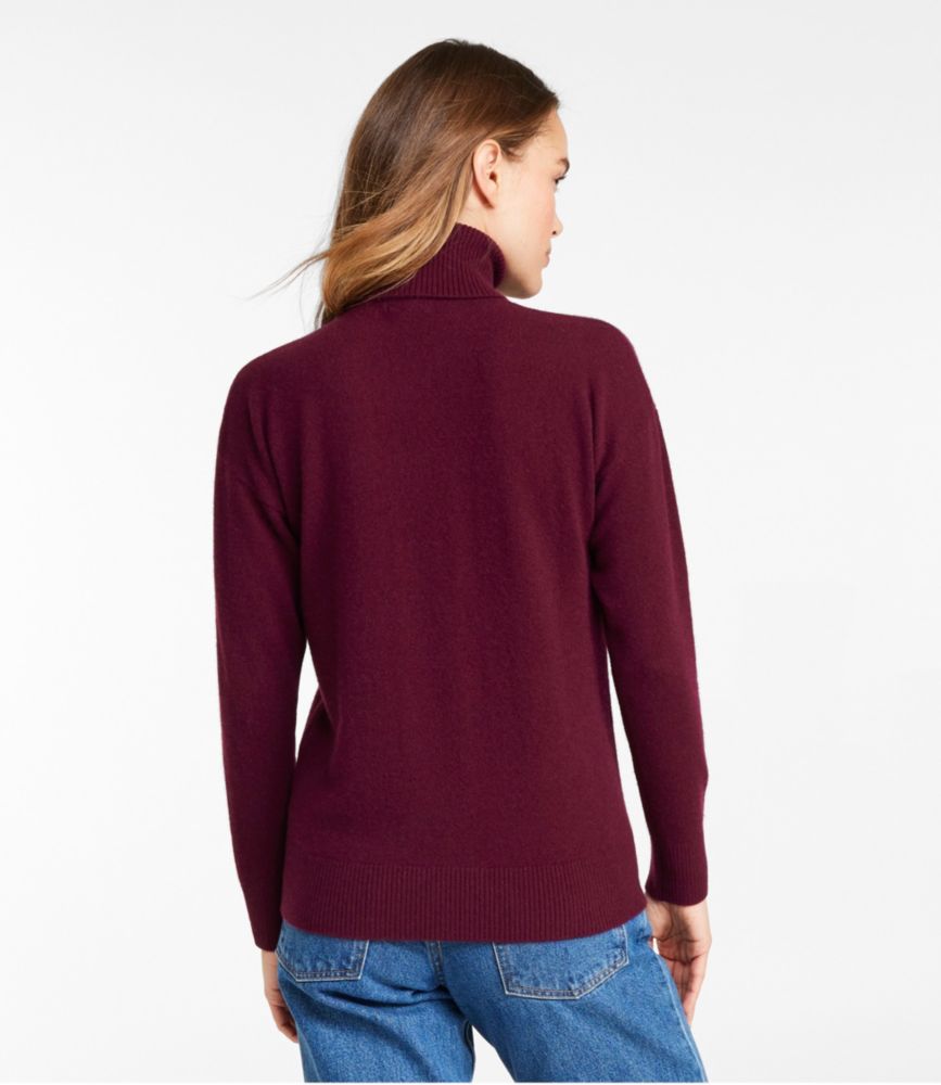 Women's Classic Cashmere Sweater, Turtleneck - leoleo123123